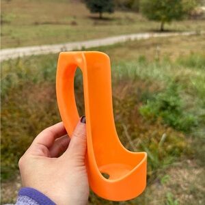 Bright Orange Plastic Drink Holder